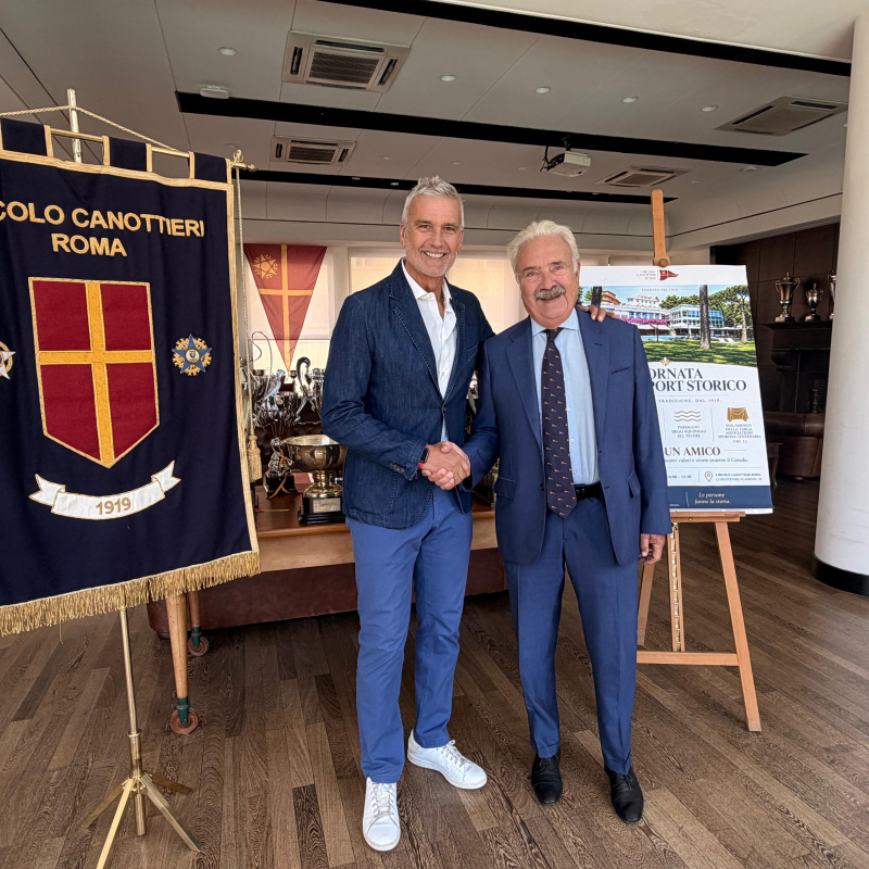 Il Presidente del CCR, Paolo Vitale con il Consigliere comunale di Roma Capitale, Ubaldo Righetti